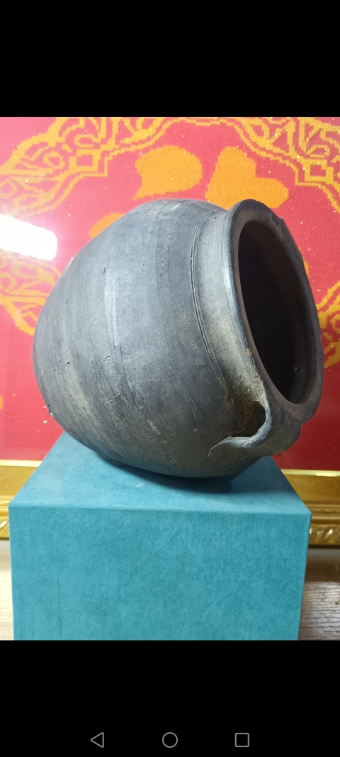 古玩陶瓷明~灰陶雙系罐拍賣,當(dāng)前價(jià)格280元