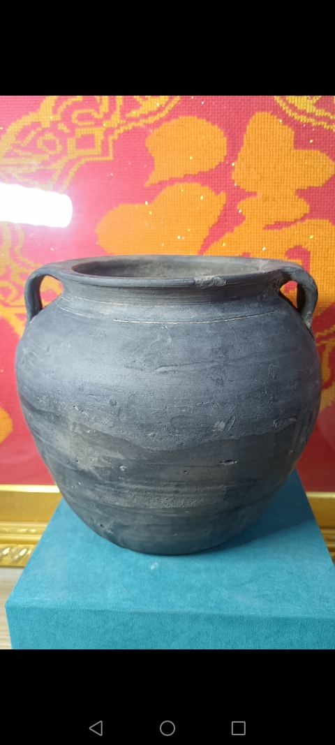 古玩陶瓷明~灰陶雙系罐拍賣,當(dāng)前價(jià)格280元