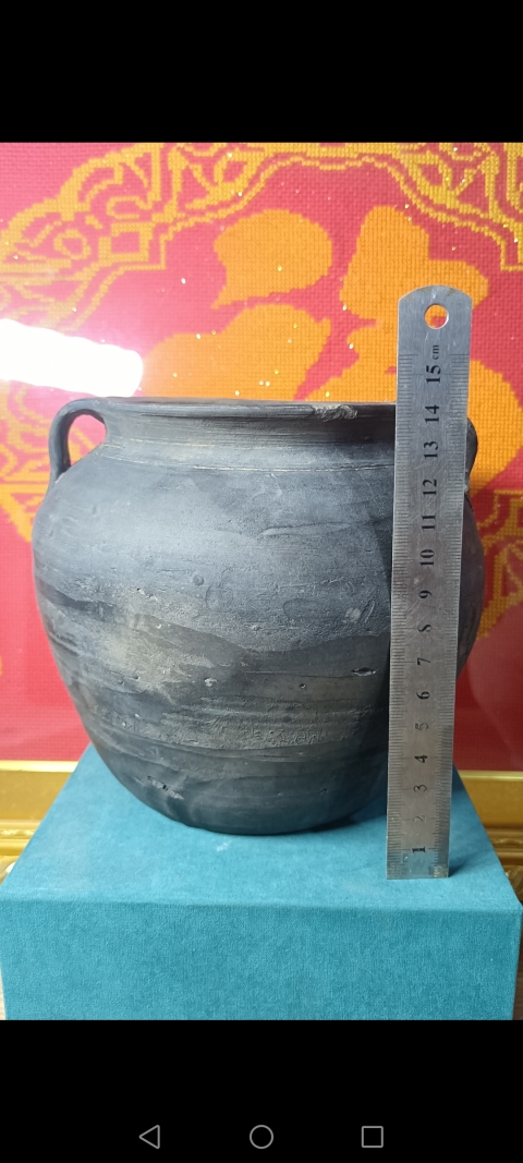 古玩陶瓷明~灰陶雙系罐拍賣,當(dāng)前價(jià)格280元