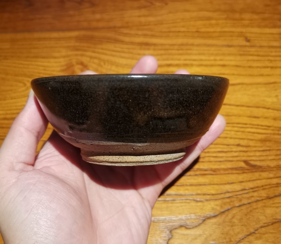 古玩陶瓷《平臺實物保真》元末明初茶葉末釉盞拍賣,當前價格888元