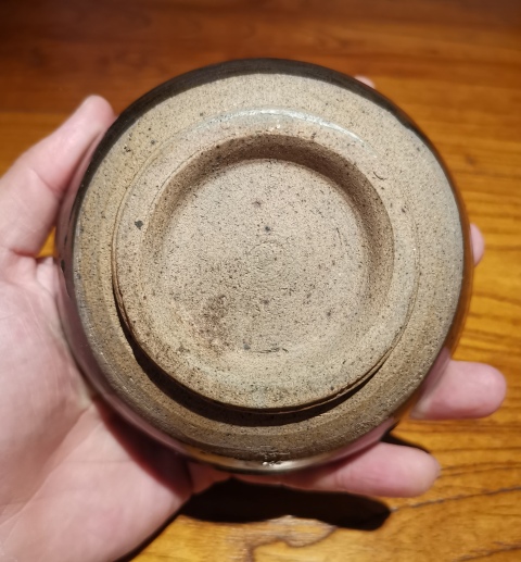 古玩陶瓷《平臺實物保真》元末明初茶葉末釉盞拍賣,當前價格888元