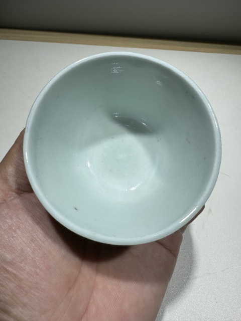 古玩陶瓷清光緒·粉彩花卉紋壓手杯拍賣,當前價格888元