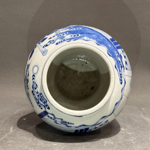 古玩陶瓷清康熙青花人物鳳尾尊拍賣，當前價格57000元