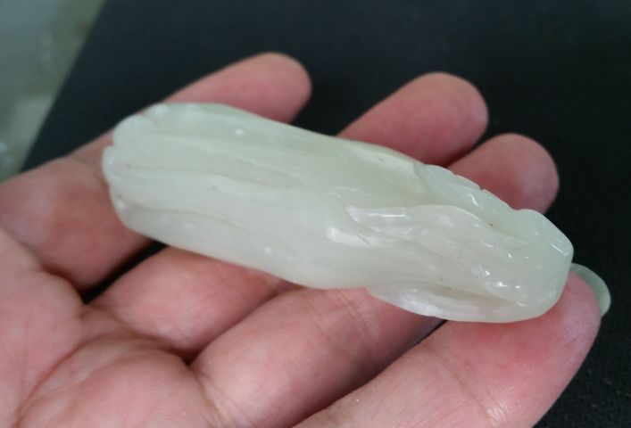 古玩玉器和田玉雕“佛手瓜”拍賣，當前價格580元