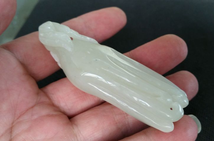 古玩玉器和田玉雕“佛手瓜”拍賣，當前價格580元