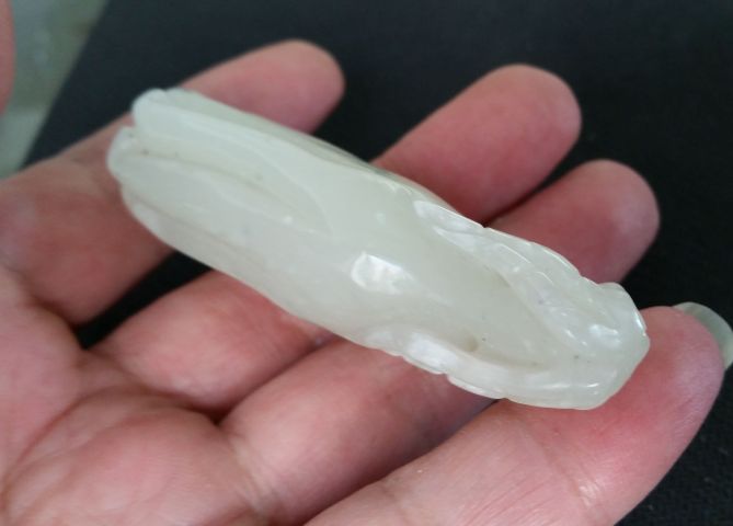 古玩玉器和田玉雕“佛手瓜”拍賣，當前價格580元