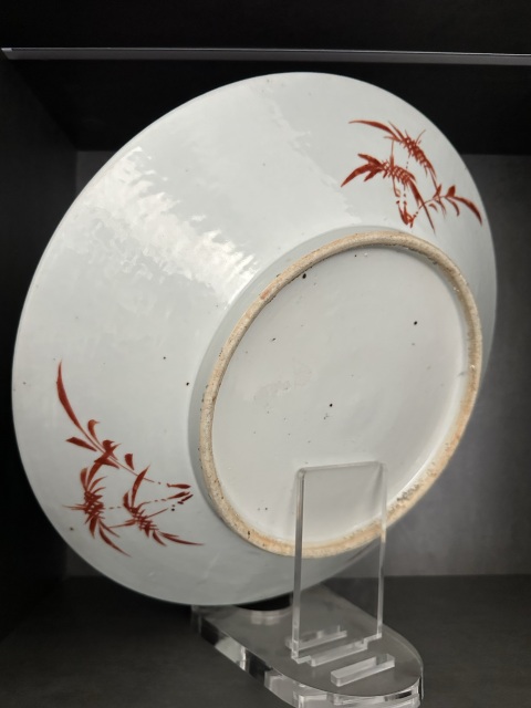 古玩陶瓷粉彩瓜瓞綿綿圖大盤拍賣,當前價格6900元