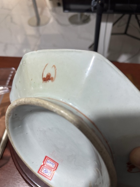 古玩陶瓷粉彩人物故事紋供盤拍賣，當前價格2280元