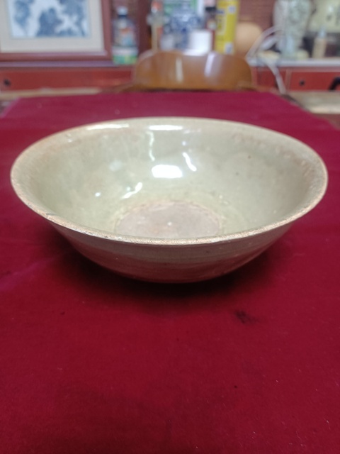 古玩陶瓷龍泉青瓷撇口碗拍賣,當前價格458元