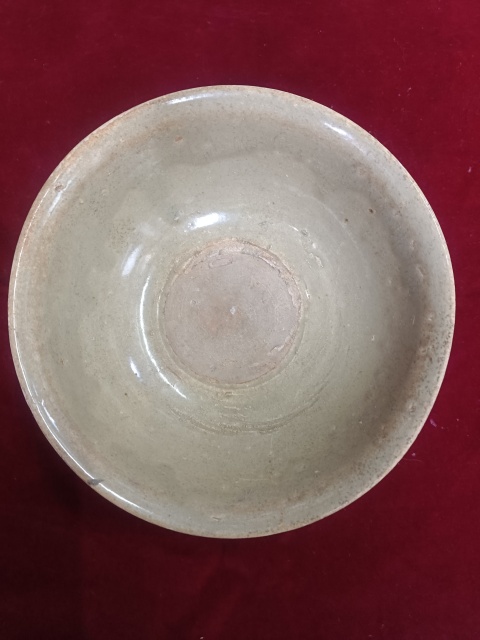古玩陶瓷龍泉青瓷撇口碗拍賣,當前價格458元