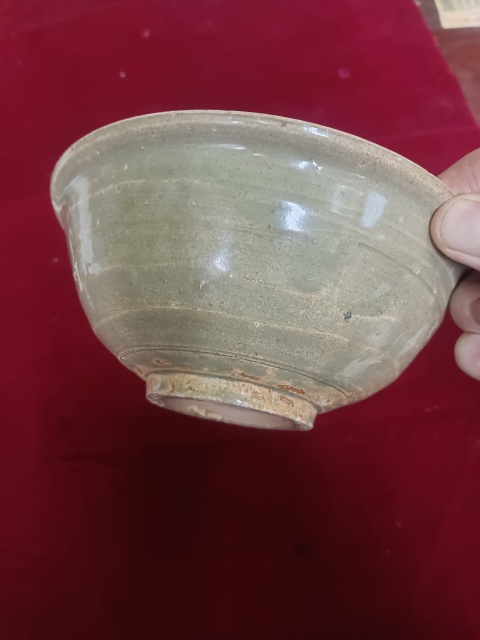 古玩陶瓷龍泉青瓷撇口碗拍賣,當前價格458元