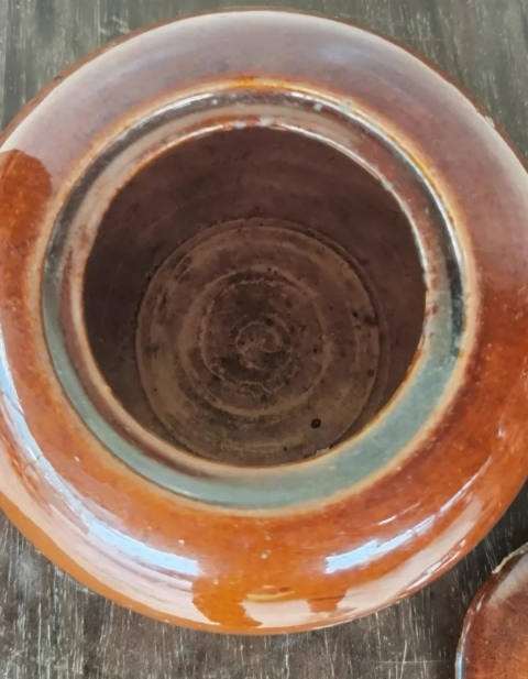 古玩陶瓷鈞紅釉圍棋罐拍賣,當前價格6900元