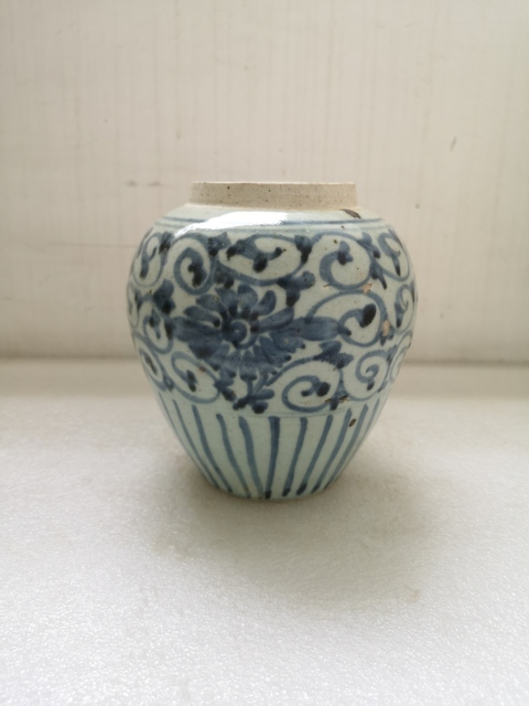 古玩陶瓷青花罐拍賣,當前價格680元