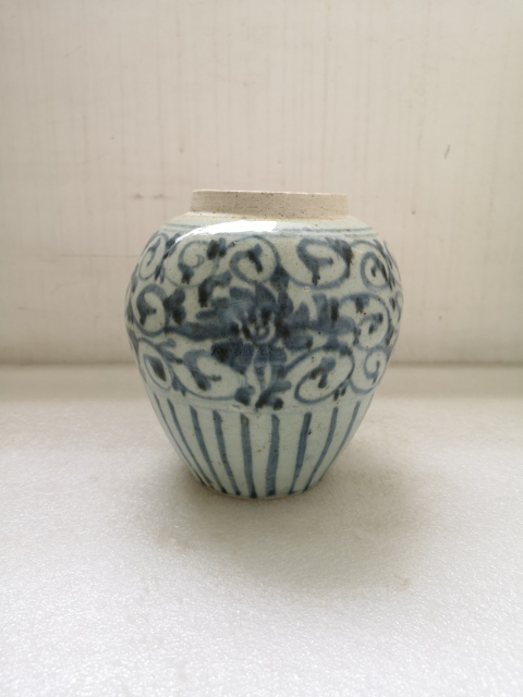 古玩陶瓷青花罐拍賣,當前價格680元