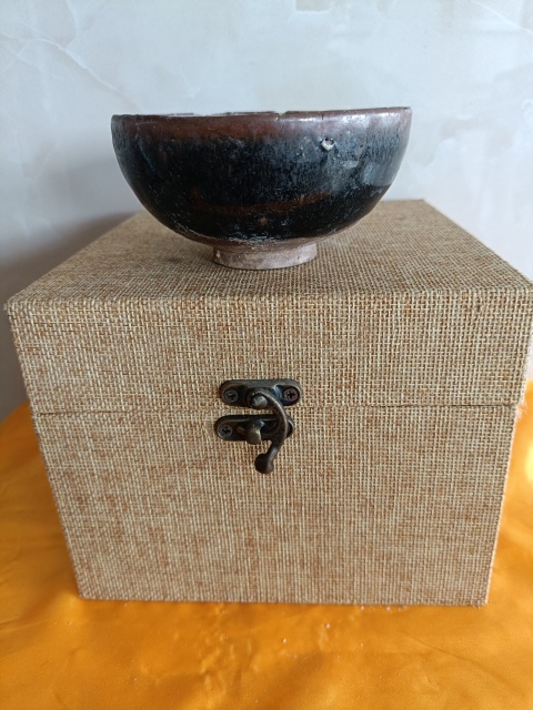古玩陶瓷館藏級南宋建窯兔毫盞拍賣，當前價格299元