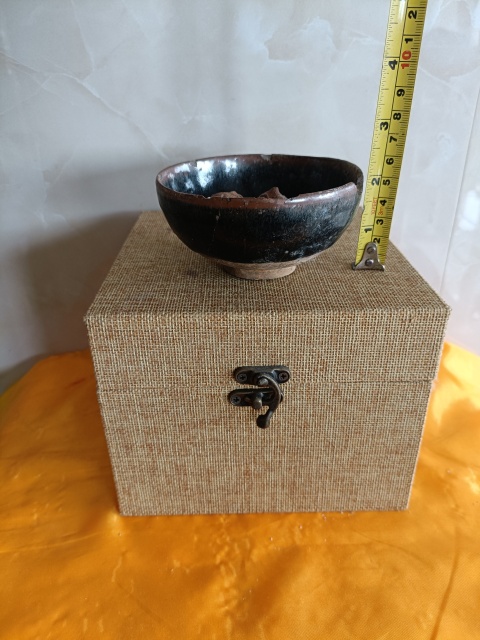 古玩陶瓷館藏級南宋建窯兔毫盞拍賣，當前價格299元