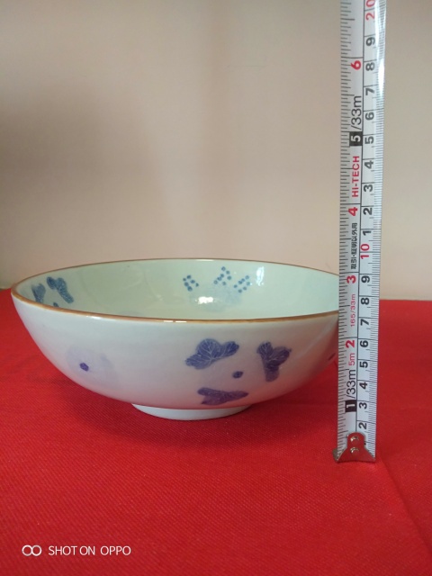 古玩陶瓷青花花卉紋碗拍賣，當前價格256元