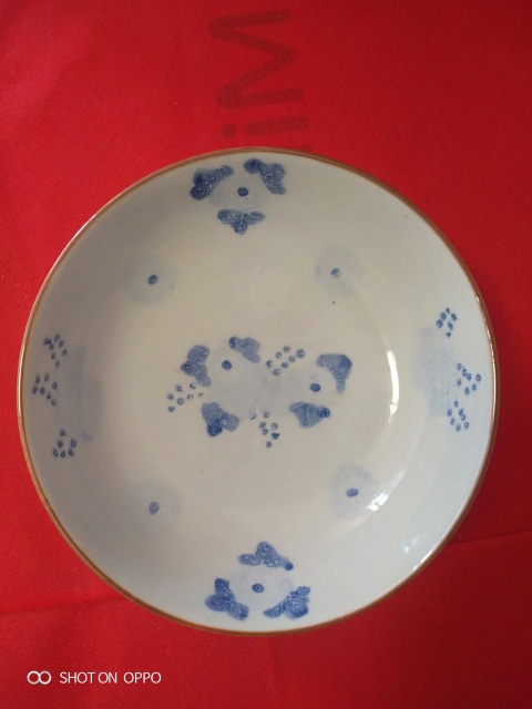 古玩陶瓷青花花卉紋碗拍賣，當前價格256元