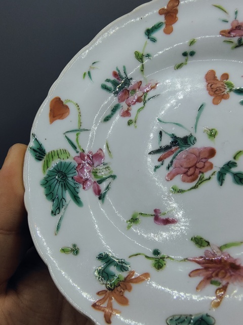 古玩陶瓷道光年制精品?粉彩飛黃騰達紋花口盤拍賣，當前價格2200元