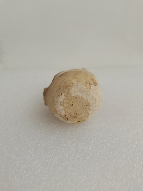 古玩陶瓷唐代·青釉褐彩鳥形塤真品鑒賞圖