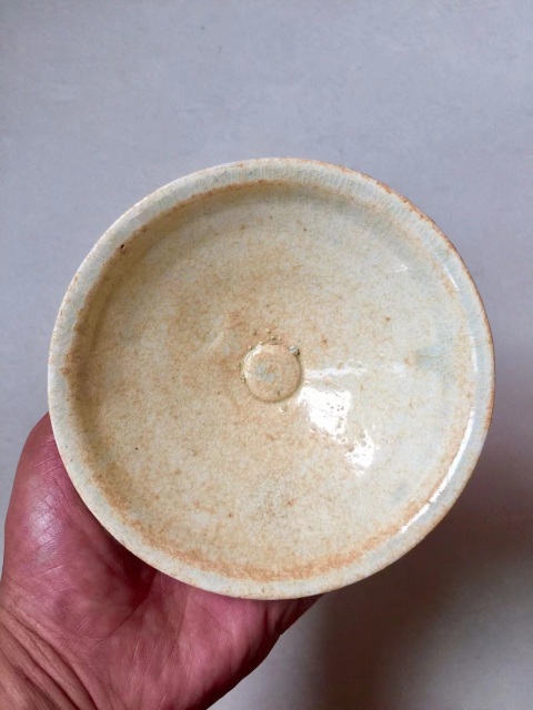 古玩陶瓷青白釉刻仰蓮紋斗笠碗拍賣，當(dāng)前價(jià)格1688元