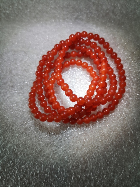 古玩玉器紅瑪瑙珠鏈拍賣,當前價格298元