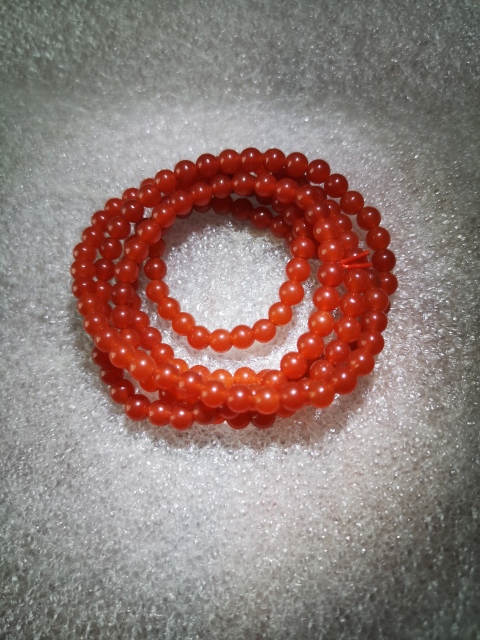 古玩玉器紅瑪瑙珠鏈拍賣,當前價格298元