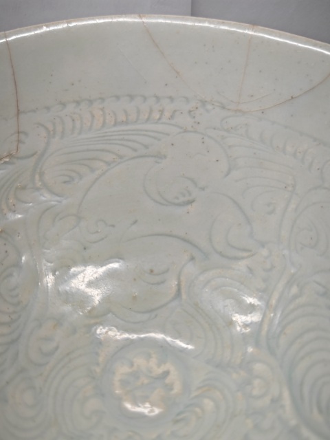 古玩陶瓷湖田窯青白釉娃娃碗拍賣,當前價格5432元