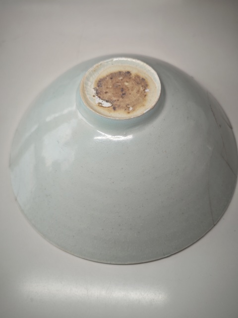 古玩陶瓷湖田窯青白釉娃娃碗拍賣,當前價格5432元