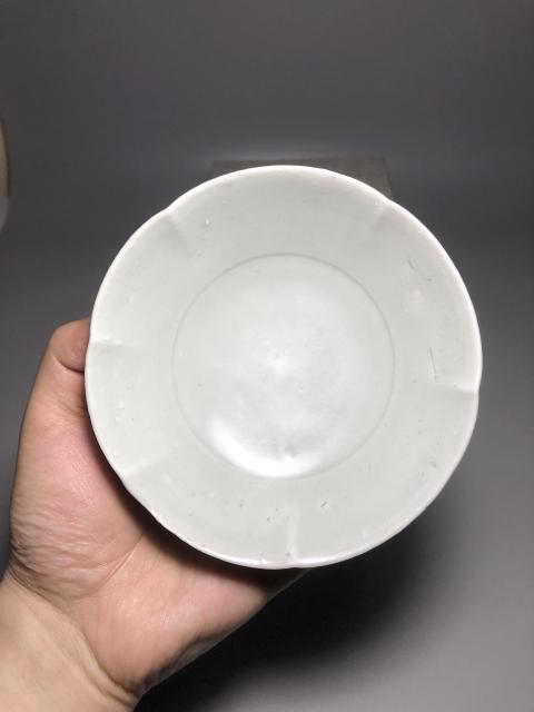 古玩陶瓷北宋,影青釉花口洗拍賣,當前價格2400元
