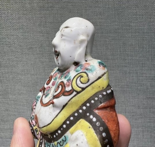 古玩陶瓷乾隆粉彩彌勒佛坐像拍賣，當前價格5888元