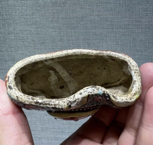 古玩陶瓷乾隆粉彩彌勒佛坐像拍賣，當前價格5888元