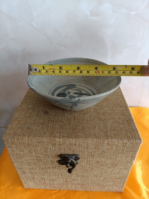 古玩陶瓷元末明初青花花卉紋茶碗拍賣,當前價格398元