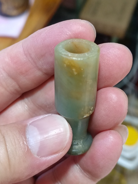 古玩玉器清代煙嘴子拍賣,當前價格1280元