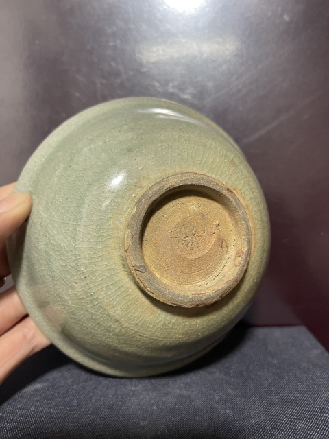 古玩陶瓷元龍泉青瓷撇口碗拍賣,當前價格5500元