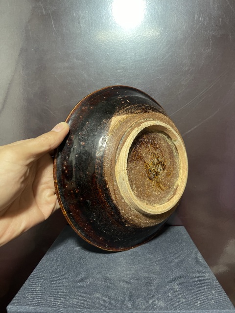 古玩陶瓷宋吉州褐釉淺盤(pán)拍賣(mài),當(dāng)前價(jià)格4800元