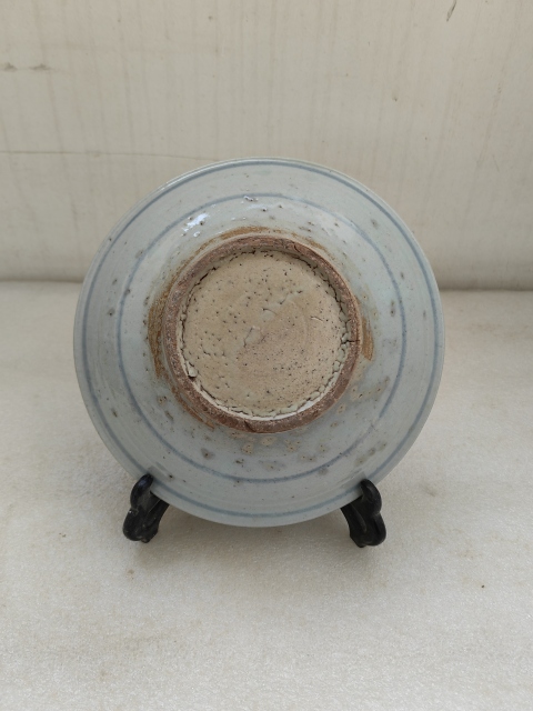 古玩陶瓷晚明青花盤拍賣，當前價格680元