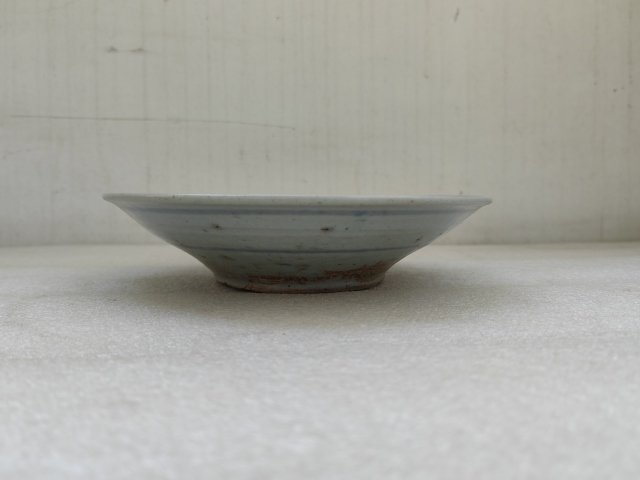 古玩陶瓷晚明青花盤拍賣，當前價格680元