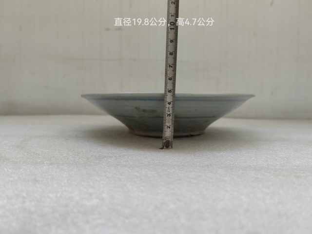 古玩陶瓷晚明青花盤拍賣，當前價格680元