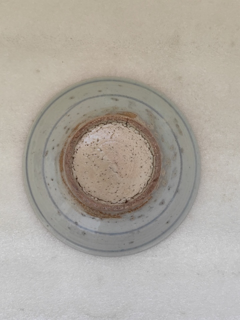 古玩陶瓷晚明青花盤拍賣，當前價格680元