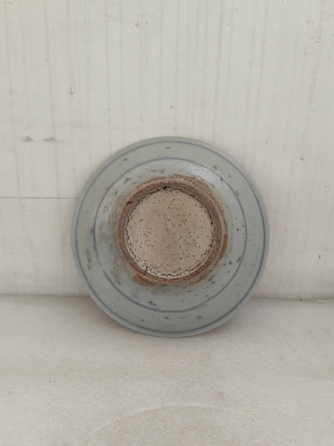古玩陶瓷晚明青花盤拍賣，當前價格680元