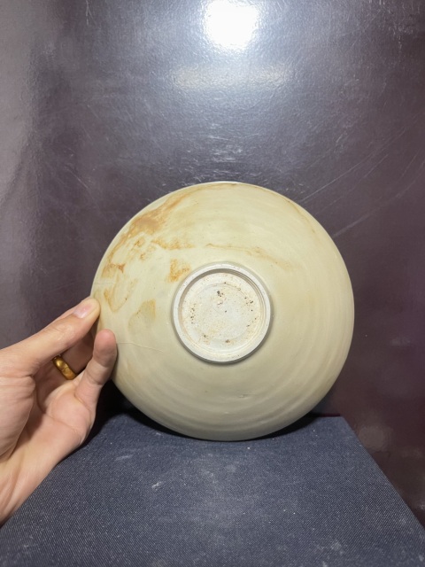 古玩陶瓷宋南定劃花斗笠碗拍賣，當前價格7500元