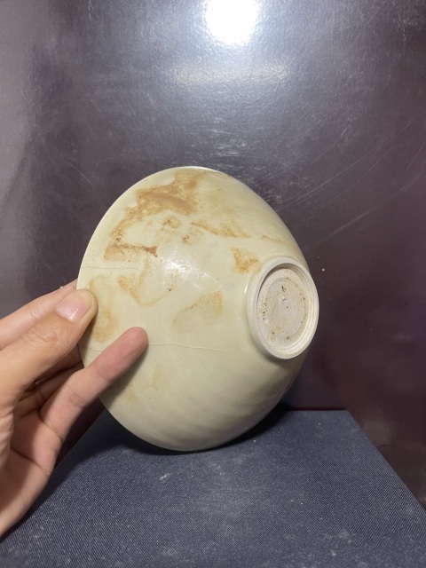 古玩陶瓷宋南定劃花斗笠碗拍賣，當前價格7500元
