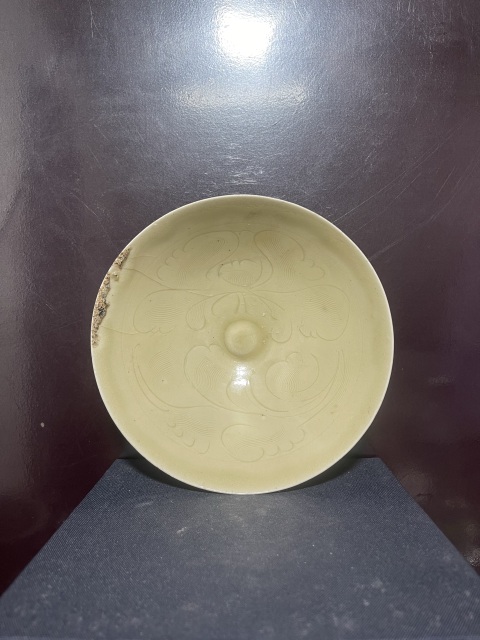 宋南定劃花斗笠碗拍賣，當前價格7500元