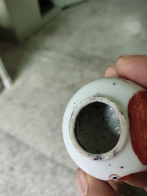 古玩陶瓷清代獅紋水盂拍賣，當(dāng)前價(jià)格688元