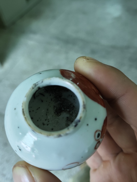 古玩陶瓷清代獅紋水盂拍賣，當(dāng)前價(jià)格688元