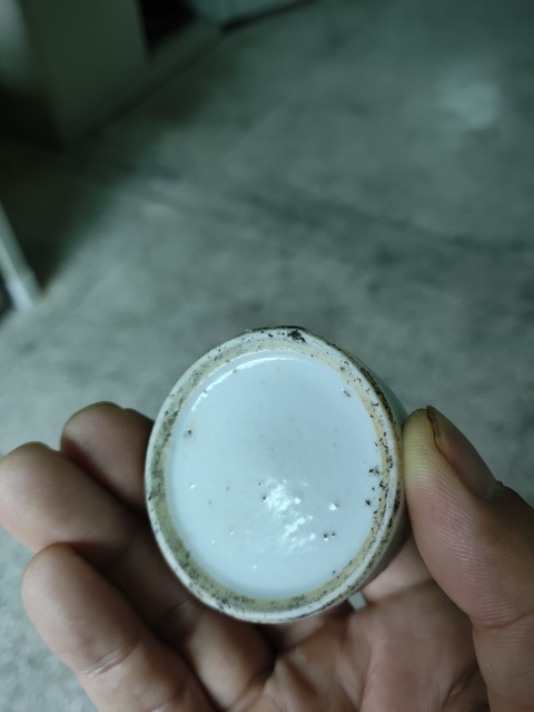 古玩陶瓷清代獅紋水盂拍賣，當(dāng)前價(jià)格688元