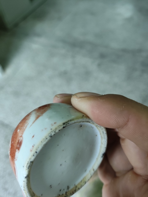 古玩陶瓷清代獅紋水盂拍賣，當(dāng)前價(jià)格688元