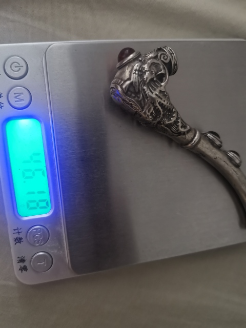 古玩雜項(xiàng)銀煙斗拍賣,當(dāng)前價(jià)格444元