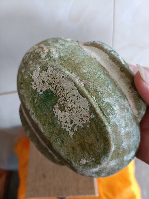 古玩陶瓷館藏級珍品漢代綠釉羽殤杯拍賣,當前價格1880元